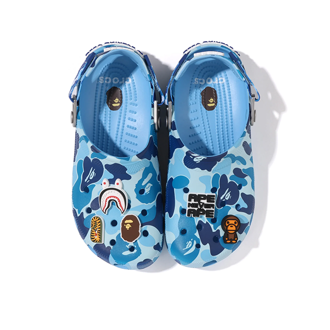 Bape x Crocs blue