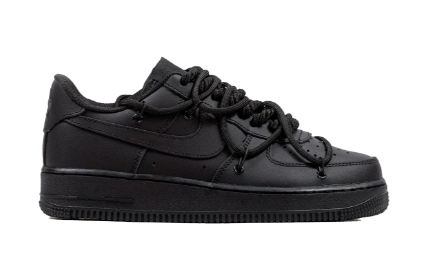 Nike Air Force 1 Low Double Laces "BLACK"