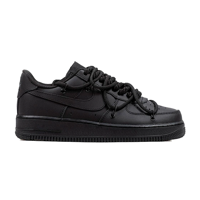 Nike Air Force 1 Low Double Laces "BLACK"